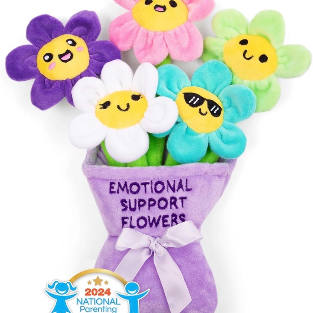 Emotional Support Flowers Plush Bouquet - Picture 7 of 10